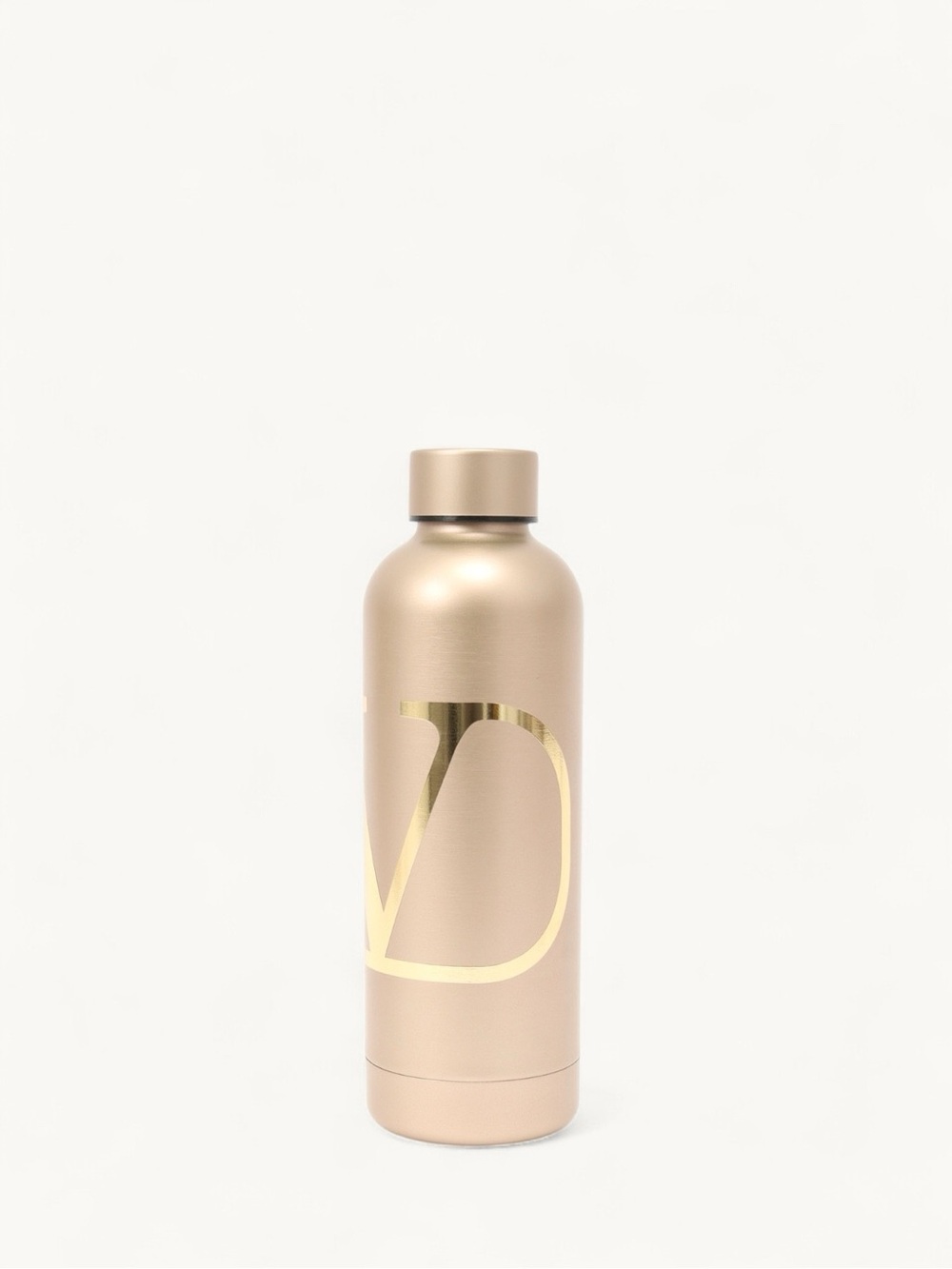 NEW Valentino V GOLD Limited Edition Gold Water Bottle 17oz /500ml - Picture 2 of 6